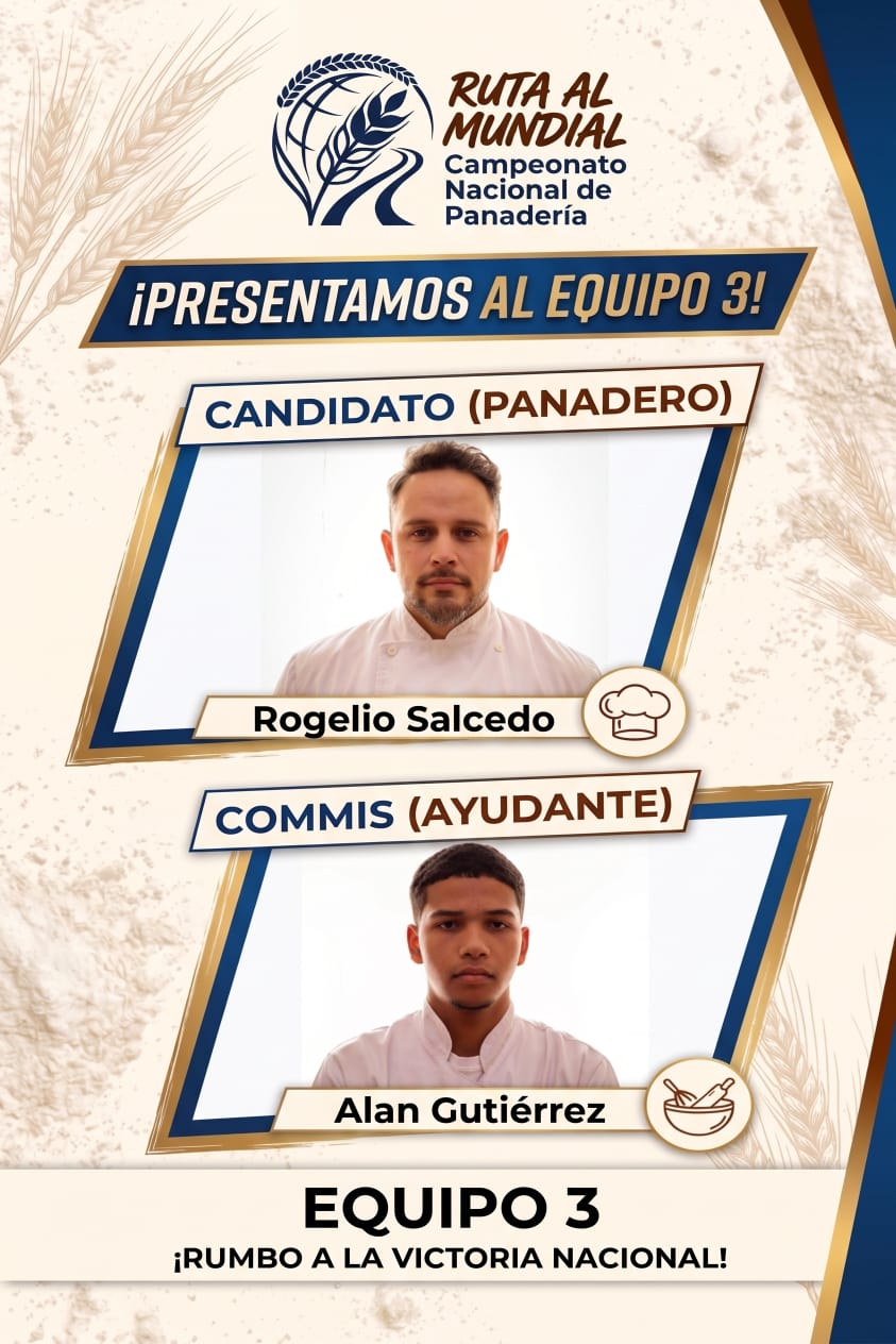 Equipo 3 - Rogelio Salcedo (candidato) y Alan Gutiérrez (commis)
